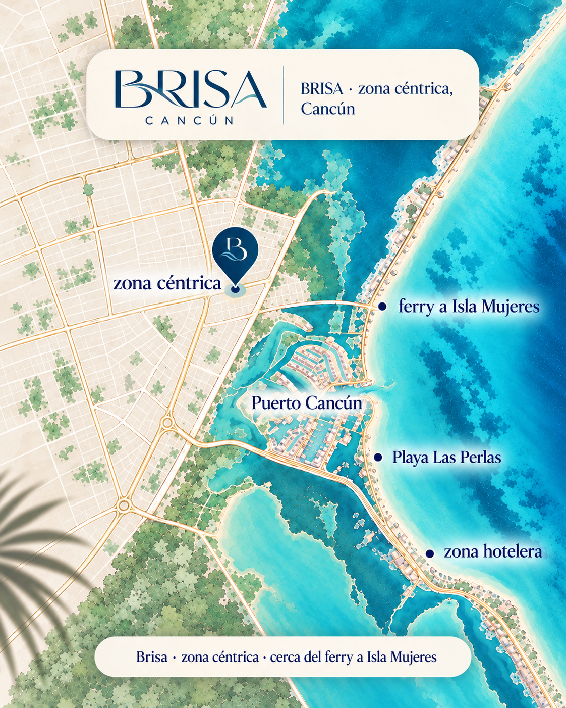 Mapa de ubicación de Brisa